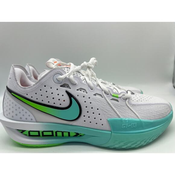 Nike GT Cut 3 White Bleached Turquoise Men's Size 9 DV2913-107 New